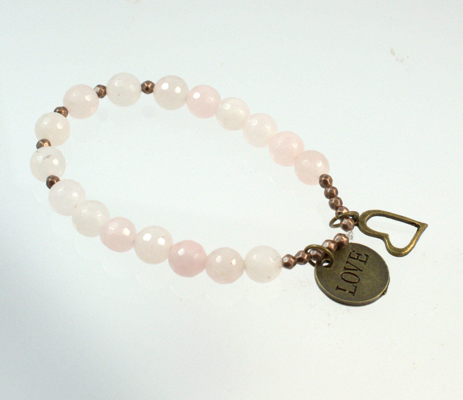 Valentines Day Gift Light Pink Bracelet Valentines Bracelet