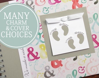 TWIN Baby Book | Twin Baby Album & Photo Book | Pregnancy Gift for Twins | Gender Neutral | Boy | Girl | Ampersand + Gray