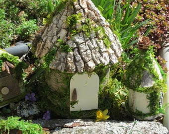Fairy Garden House, Woodland Themed, Handmade Item, Tasteful and Adorable, FREE Shipping