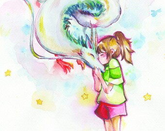 Spirited Away 12" x 18" Print