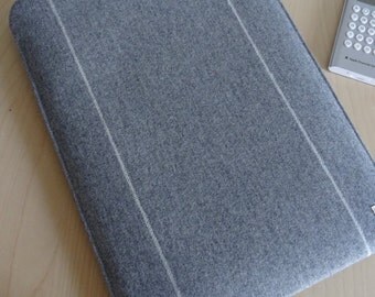 Laptop Sleeves Grey Wool