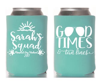 Bachelorette Party Favor, Beach Bachelorette Can Coolers, Miami Bachelorette, Mexico Bachelorette, Cabo Bachelorette, Bachelorette Weekend