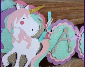 Unicorn Birthday Banner