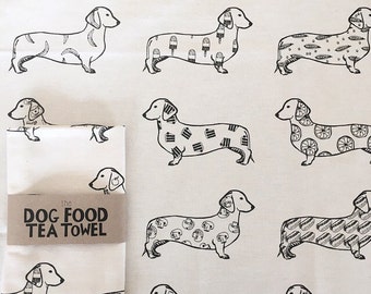 The Dog Food Tea Towel