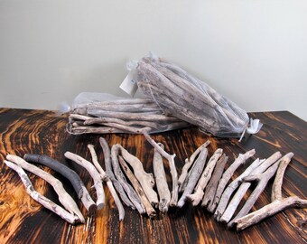 20pcs 8 Inch - 12 Inch Driftwood, Driftwood Sticks, Quality Driftwood, Driftwood Bulk, Driftwood Craft, Driftwood DIY, Driftwood Beach Decor