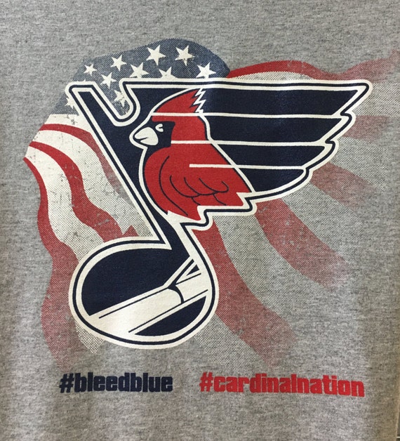 blues cardinals mashup shirt