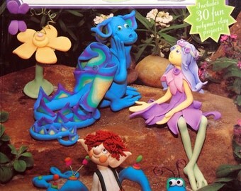 Clay Characters For Kids 30 Fun Projects By Maureen Carlson Paperback Polymer Clay Pattern Book 2003