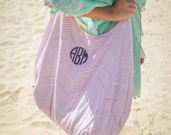 Monogrammed Hold Everything Hobo Bag