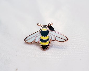 Honey Bee Enamel Pin - Lapel Pin - Badge // BACKORDERED
