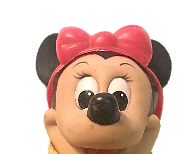 Minnie Mouse Doll ~ Vintage Walt Disney Toys ~ R Dakin Co. Hong Kong ~ Cartoon Character Collectible,