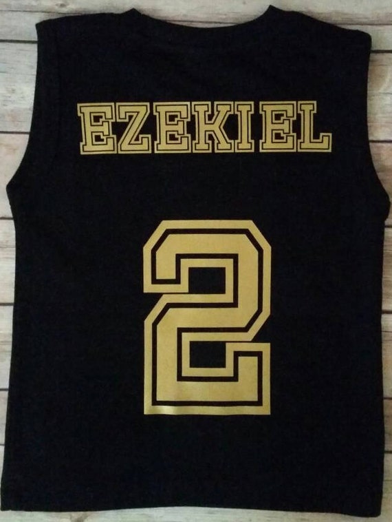 personalized toddler basketball jersey