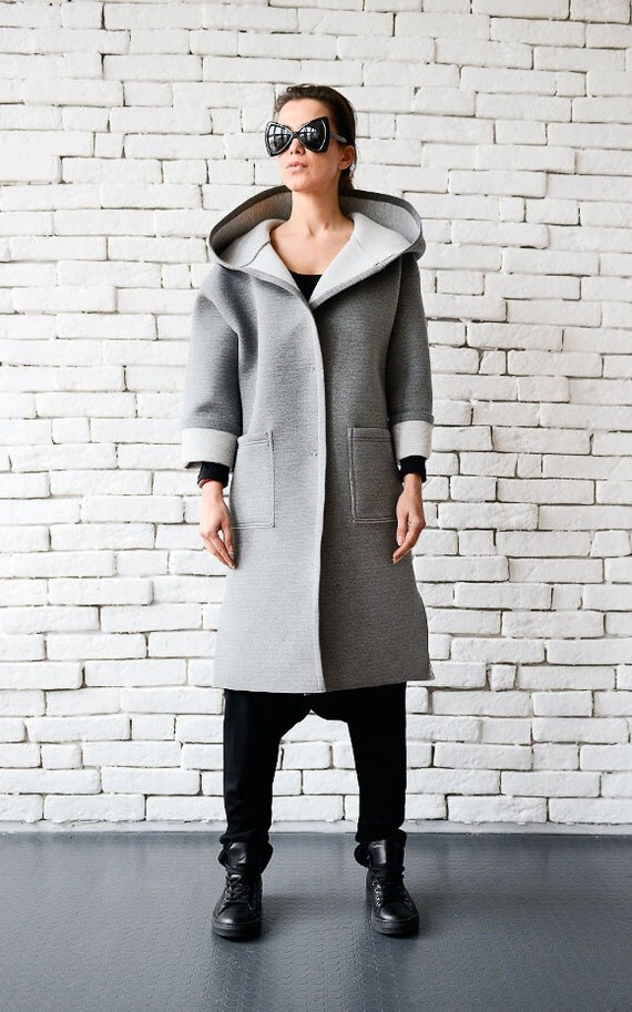 grey warm coat