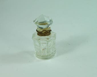 Empty old perfume bottle old miniature vintage