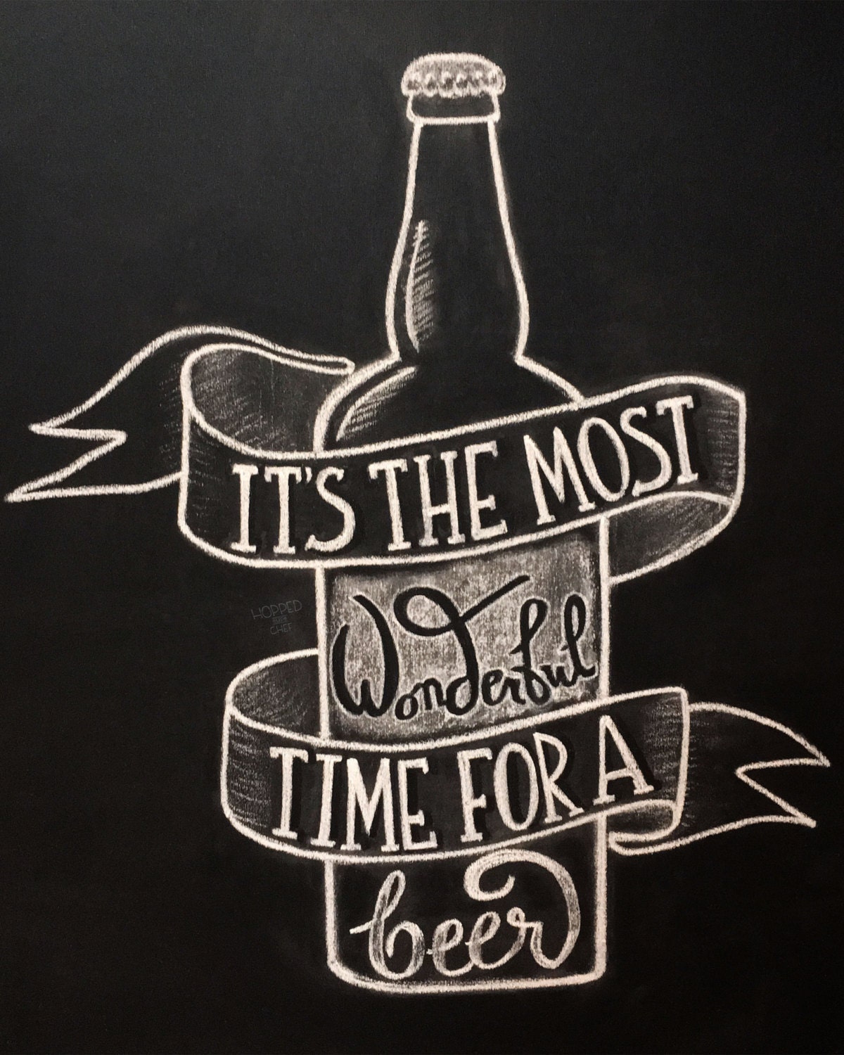 It's The Most Wonderful Time For A Beer Print DIY