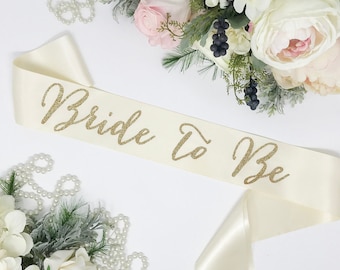 Bride To Be Sash - Bachelorette Sash - Bride Gift -Bachelorette Party - Bridal Shower Sash - Bachelorette Party Accessories