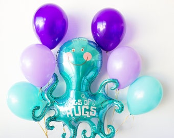 Under the Sea Party Decorations, Baby Shower, Birthday Party, Mermaid Birthday, Party Supplies, Mermaid Balloon, Foil Balloon, 1st Birthday