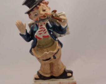 Vintage Ceramic Hobo Clown Planter/Antique Hobo Clown Planter/Ceramic Hobo Planter/Ceramic Clown Planter/Hobo Clown Planter