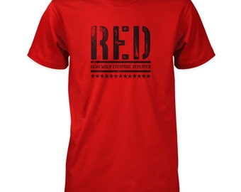 RED Remember Everyone Deployed Military Statue of Liberty