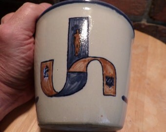 Vintage Louisville Stoneware Pot, Herb garden pot, stoneware kitchen décor, Stoneware pot