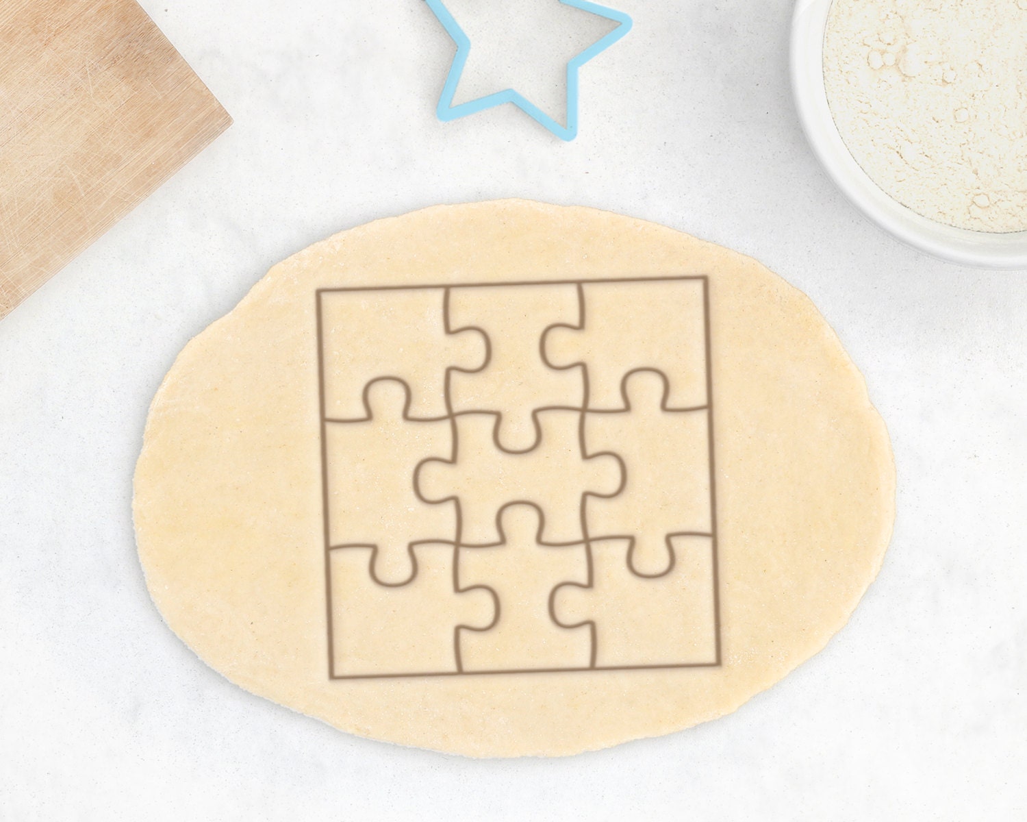 Puzzle Cookie Cutter Puzzle Piece Cookie Cutter Jigsaw Shape