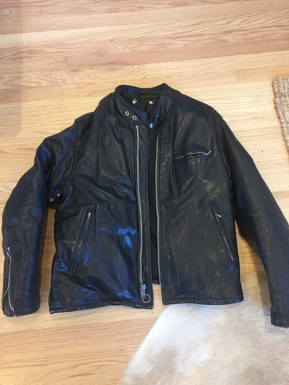 Incredible Black Soft Leather Moto Motorcycle Jacket Down Incredible Black Soft Leather Moto Motorcycle Jacket Down Winter Riding Gear Coat Mens L Fully Refurbished And Newly Insulated