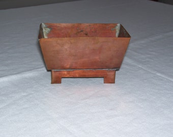 Small Copper Planter Vintage
