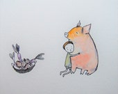 Reserved: Fionn's pig. Compassion artwork