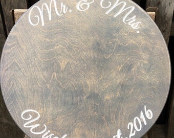 Wedding cake stand - Wedding decor - Cake stand - Rustic Wedding - Bridal gift - Gift for them - Personalized Gift - Wedding Platter