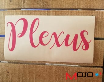 Plexus DECAL Colors:Pink,White or Black
