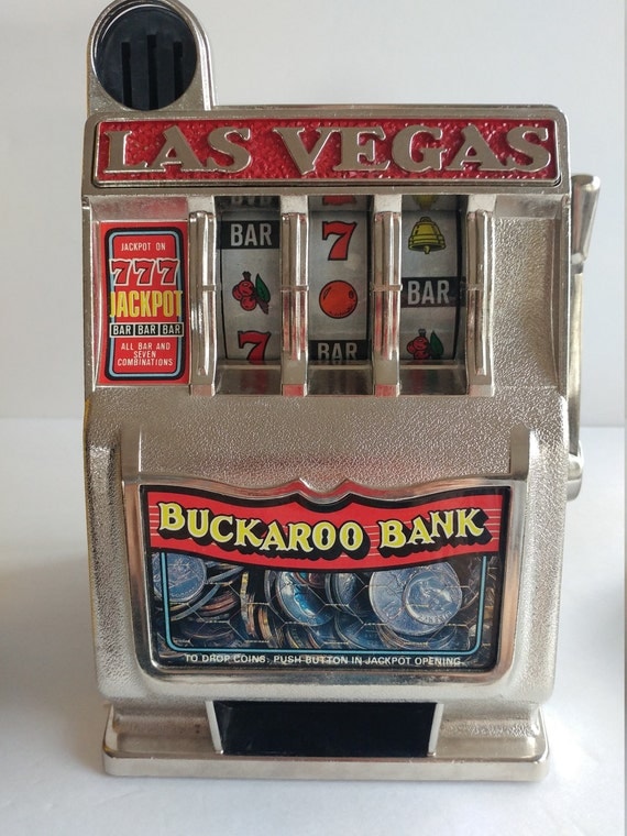 buckaroo s1300 slot machine coin bank