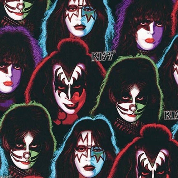 Kiss Fabric / Kiss Band Members Fabric / Gene Simmons 165912