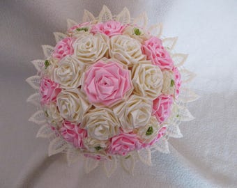 Wedding bouquet and boutonniere