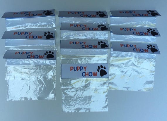 Paw Patrol Birthday Party Favor Bags, Paw Patrol Puppy Chow Bags, Paw Patrol Goody Bags, Paw Patrol Party Supplies, Dog Birthday Party Il_570xn