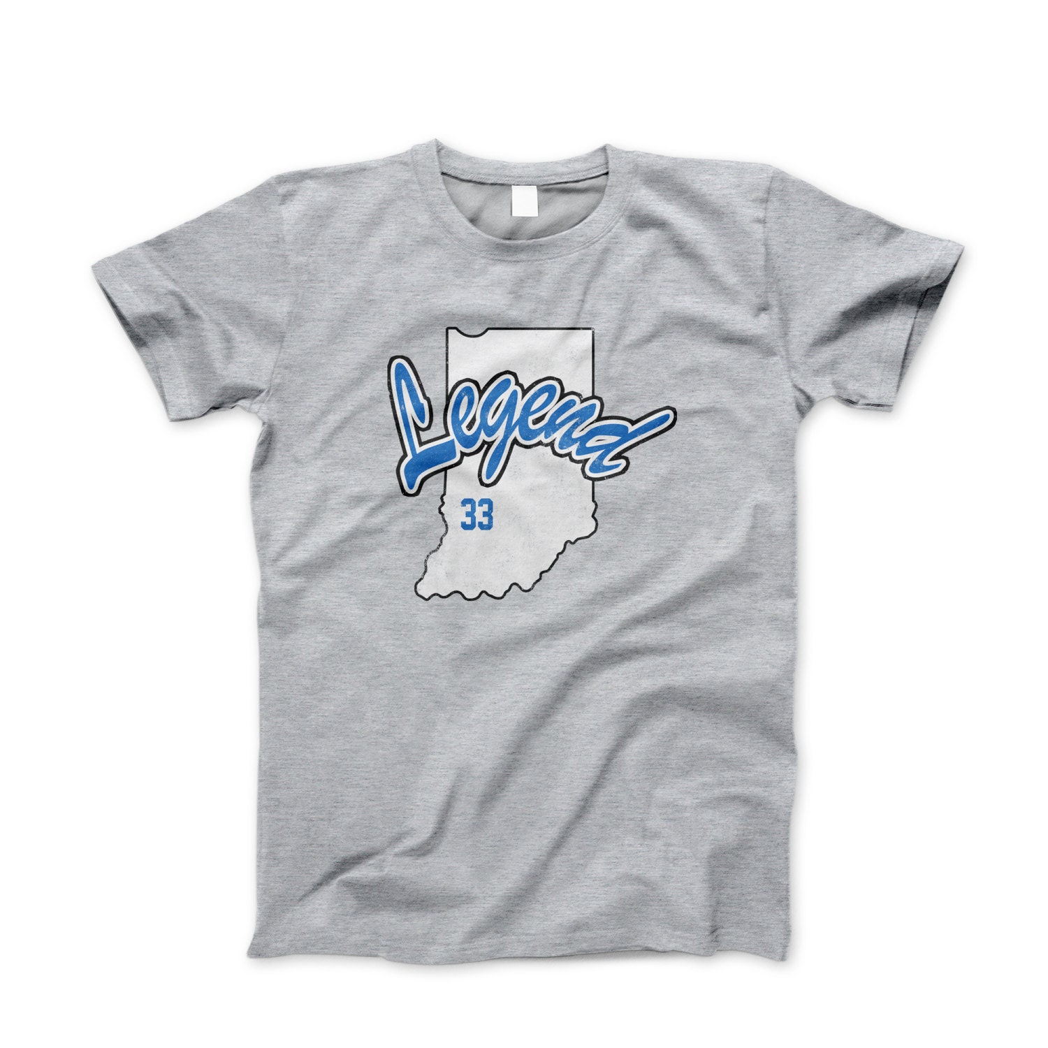 larry bird indiana state t shirt