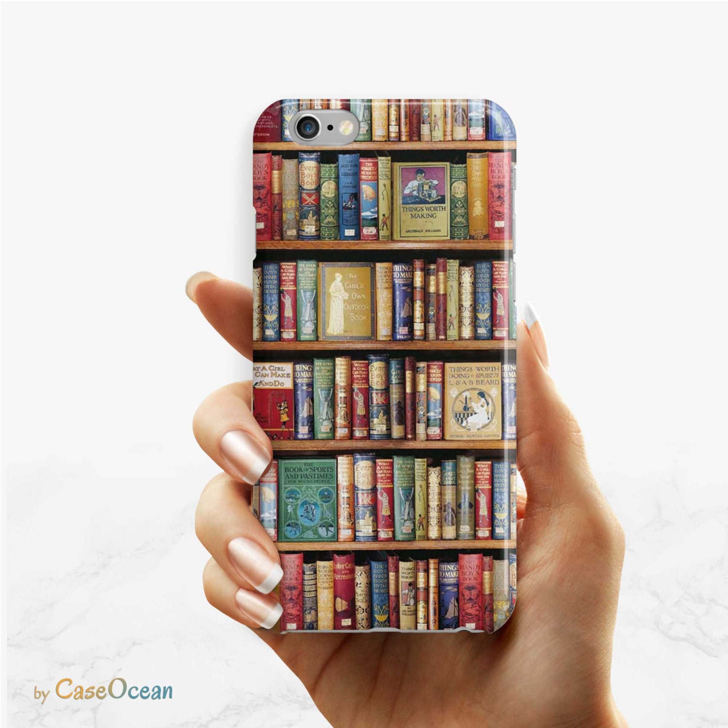 BOOKSHELF phone case iPhone 7 6 6s Plus phone case iPhone SE