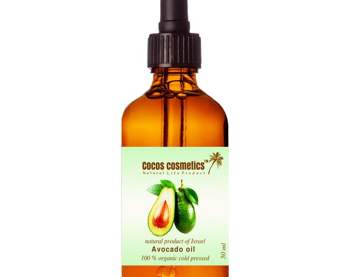 AVOCADO OIL Pure Cold-pressed Unrefined Organic Premium Carrier Oil Best Skin care and Hair care