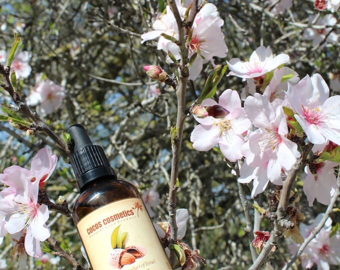 Pure almond oil - Unrefined organic sweet almond oil - Skincare and Massage - Baby care