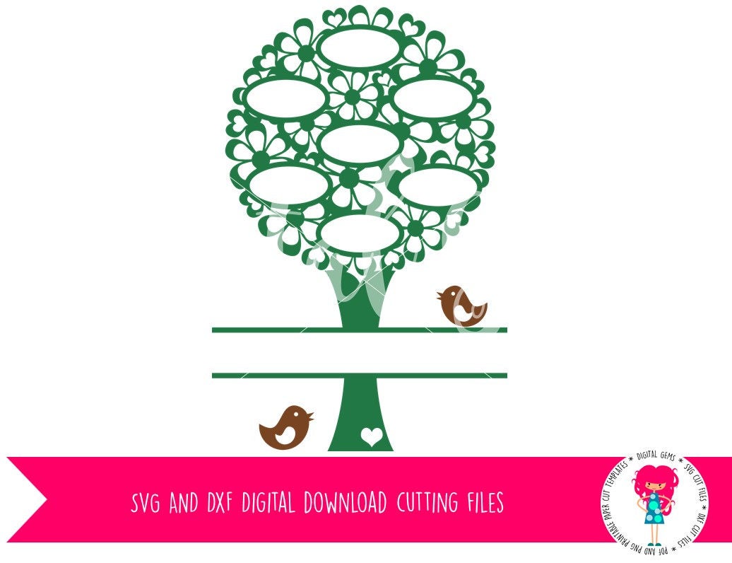 Download Family Tree Blank Tree SVG Cutting File For Cricut Design