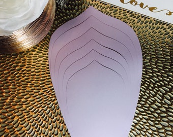 Giant paper flower template | Etsy