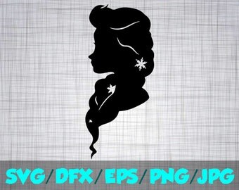 Frozen SVG Disney Iron On Decal Cutting File / Clipart in Svg, Eps, Dxf, Png, and Jpeg for Cricut & Silhouette Elsa Anna Disney iron on Olaf