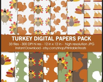 Turkey silhouette | Etsy