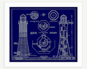 Scituate Light House 1810-Architectural Drawings