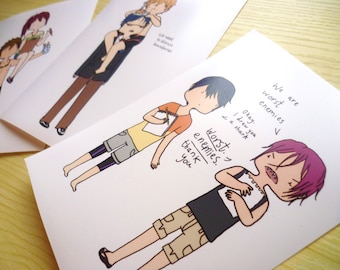 Free! ∙ Iwatobi swimming anime prints ∙ Mini prints