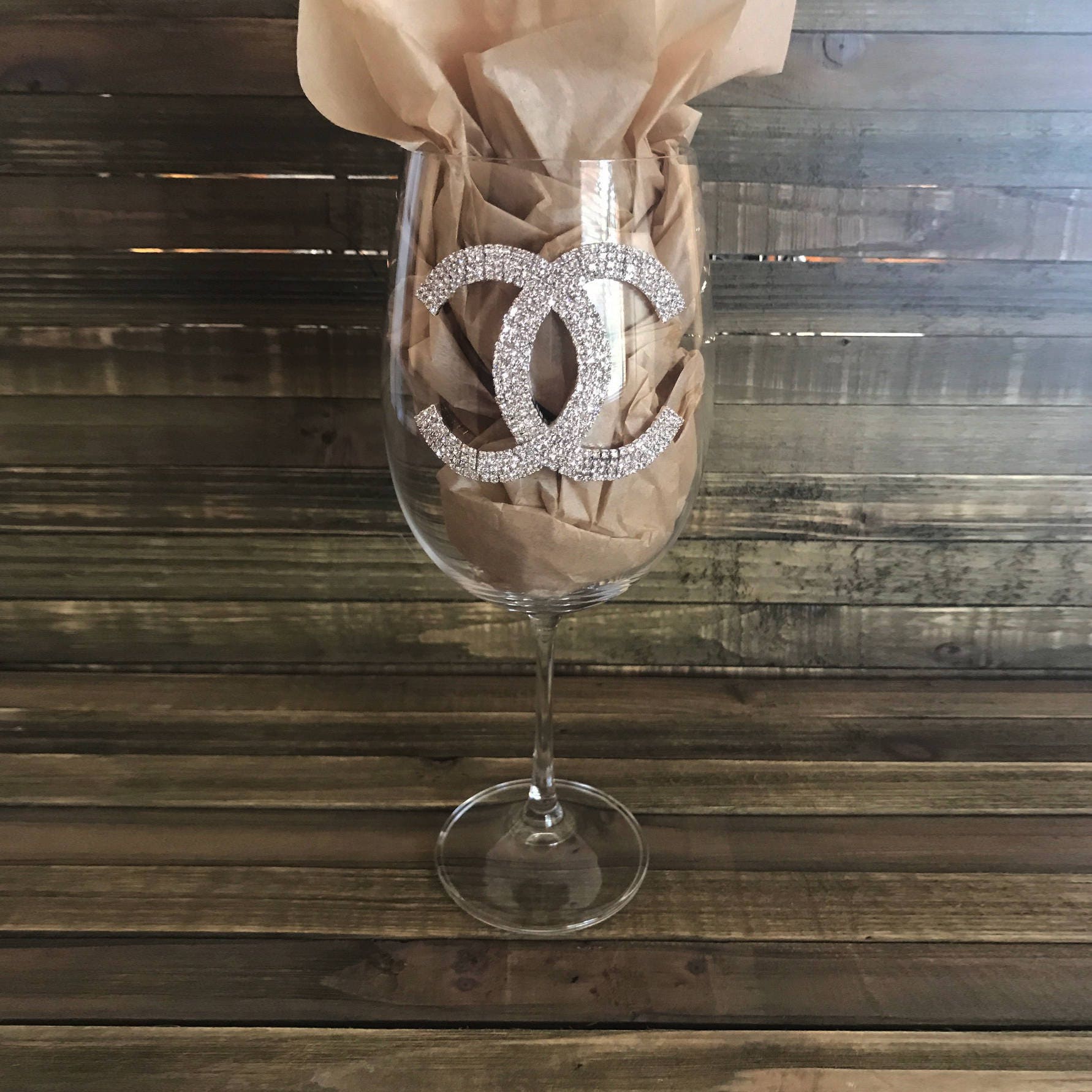 Rhinestone Wine Glass Decorative Wine Glass Design Wine