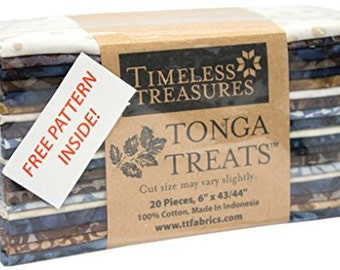 Tonga Treat 6-Pack Rockport 6" Strips for Timeless Treasures