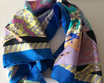 Hermes Scarf 1984 Annie Faivre Etendards Et Bannieres