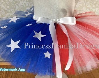American Flag Tutu, Red White and Blue Tutu, Independence Day Tutu, 4th of July Tutu, Infant/Toddler Tutu, Adult Tutu, Running Tutu