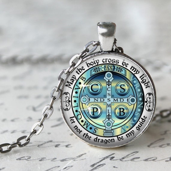 St. Benedict Medal Protection Pendant with by