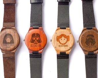 Star Wars Gift for him, Star Wars Wedding Gift, Star Wars Watch, Star Wars Jewellery, Storm Trooper, Darth Vadar, Leia, Star Wars, Boba Fett