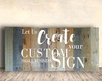 Custom Made Signs - Office Sign - Custom Wood Signs - Personalized Signs - Office Decor - Office Wall Art - Large Small Business Sign